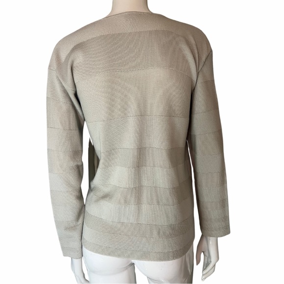 ARMANI 100% Merino Wool Asymmetrical cardigan - Picture 2 of 7